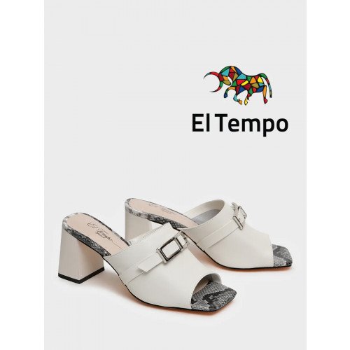 Сабо белые El Tempo без подкладки Женские XX040_02SU-WT-V "XX040_02SU-WT-V" 2