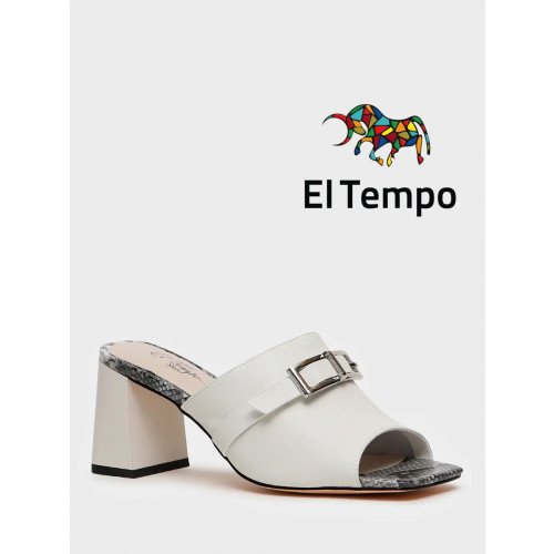 Сабо белые El Tempo без подкладки Женские XX040_02SU-WT-V "XX040_02SU-WT-V" 1