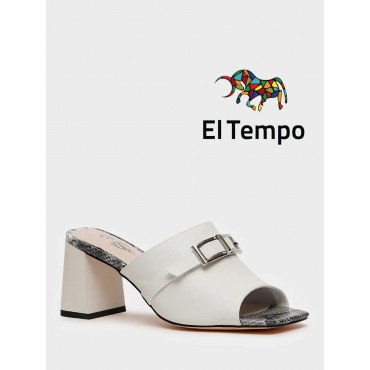 Сабо белые El Tempo без подкладки Женские XX040_02SU-WT-V XX040_02SU-WT-V