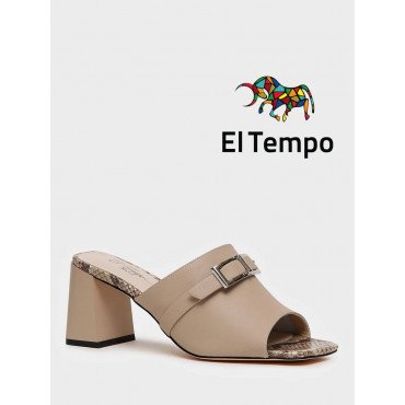 Сабо бежевые El Tempo без подкладки Женские XX040_02SU-BG-V XX040_02SU-BG-V