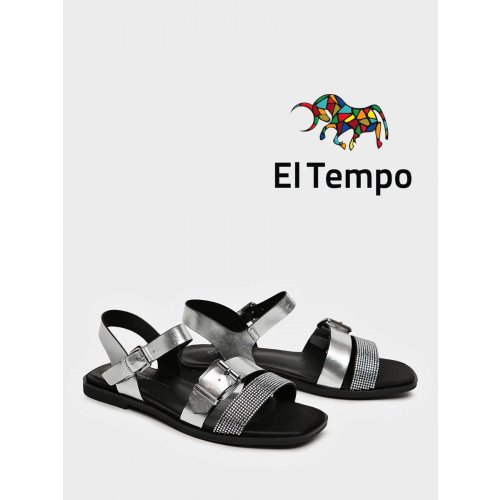 Сандалии серебро El Tempo кожа искусственная Женские XX035_03SP-SL-V "XX035_03SP-SL-V" 2