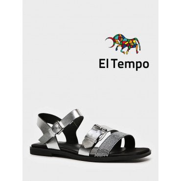 Сандалии серебро El Tempo кожа искусственная Женские XX035_03SP-SL-V XX035_03SP-SL-V