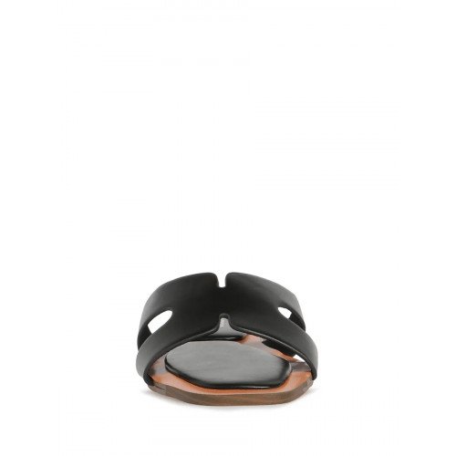 Сабо шлепки кожаные летние Эльтемпо арт: ZZ021_01PP-BL "ZZ021_01PP-BL" 4