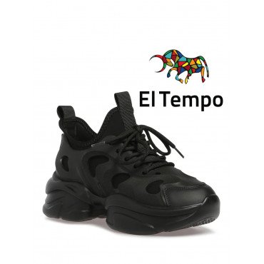 Кроссовки на платформе черные Эльтемпо арт: CCI28_ISEIT320-010_BLACK CCI28_ISEIT320-010_BLACK