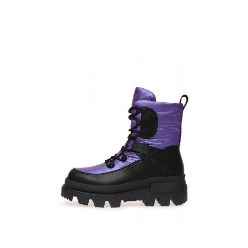Сноубутсы женские текстиль/кожа натуральная Арт: CMS2_B002-Z260-W_LILAC P "CMS2_B002-Z260-W_LILAC P" 2
