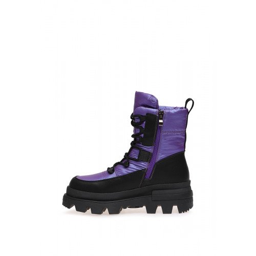 Сноубутсы женские текстиль/кожа натуральная Арт: CMS2_B002-Z260-W_LILAC P "CMS2_B002-Z260-W_LILAC P" 4