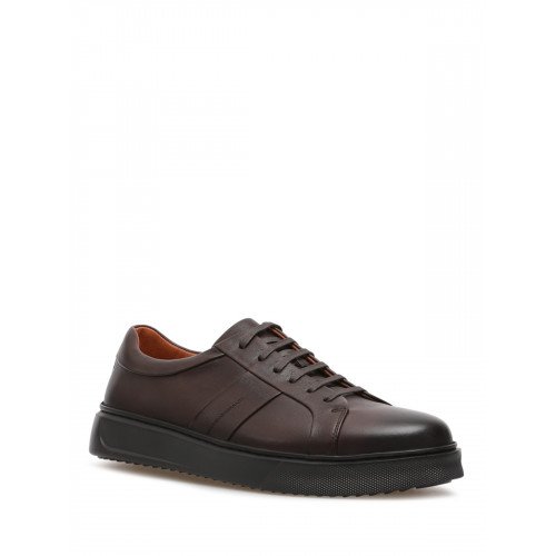 Кеды мужские натуральная кожа Арт: CUG105_E24-039_BROWN "CUG105_E24-039_BROWN" 1