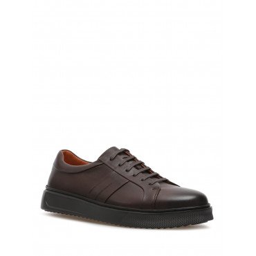 Кеды мужские натуральная кожа Арт: CUG105_E24-039_BROWN "CUG105_E24-039_BROWN" 1