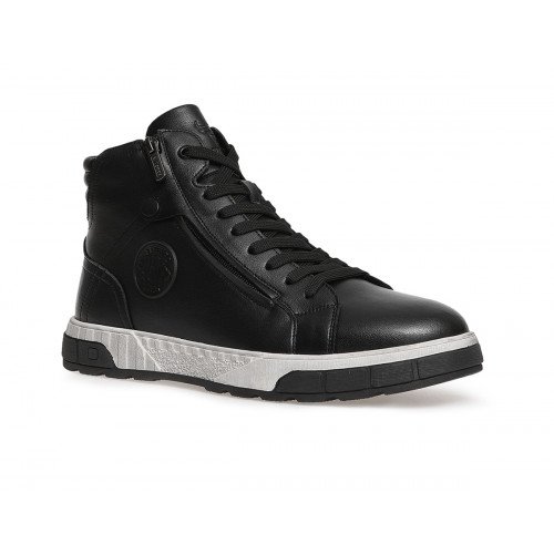 Ботинки мужские натуральная кожа Арт: FL922_5537-W_BLACK "FL922_5537-W_BLACK" 1