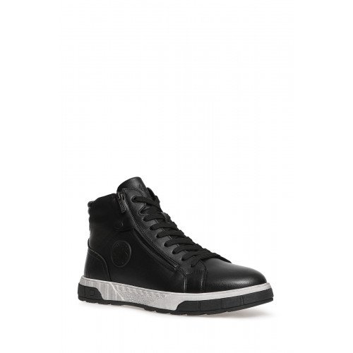 Ботинки мужские натуральная кожа Арт: FL922_5537-W_BLACK "FL922_5537-W_BLACK" 3