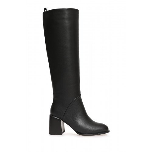 Ботфорты женские Кожа натуральная Арт: SWB457-3W110H-UZ1633-NP1041B3-T_BLACK "SWB457-3W110H-UZ1633-NP1041B3-T_BLACK" 2