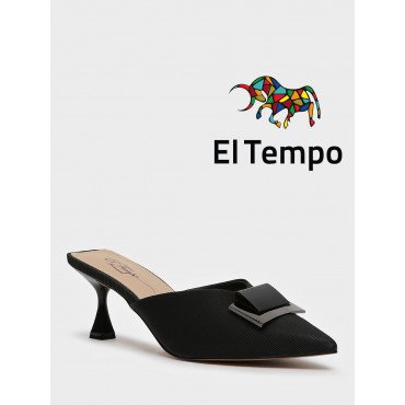 Сабо черные El Tempo кожа натуральная Женские арт:AY038_01SP-BL-V "AY038_01SP-BL-V" 1