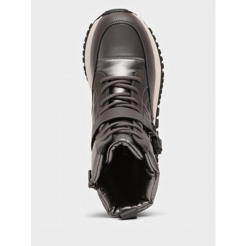 Дутики зимнии женские Кожа натуральная/текстиль  Арт: CI007_04TH-GR "CI007_04TH-GR" 4