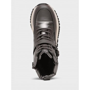 Дутики зимнии женские Кожа натуральная/текстиль  Арт: CI007_04TH-GR "CI007_04TH-GR" 4