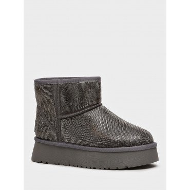 Угги зимнии женские Спилок/шерсть натуральная  Арт: CI010_06CH-GR "CI010_06CH-GR" 3