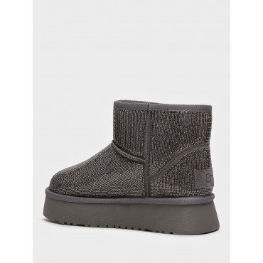 Угги зимнии женские Спилок/шерсть натуральная  Арт: CI010_06CH-GR "CI010_06CH-GR" 4