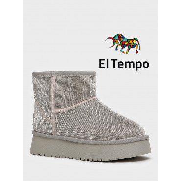 Угги зимнии женские Спилок/шерсть натуральная  Арт: CI010_06CH-SL CI010_06CH-SL