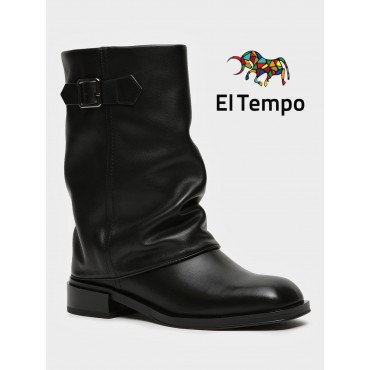 Полусапоги демисезонные женские Кожа натуральная арт: NN062_01KB-BL NN062_01KB-BL