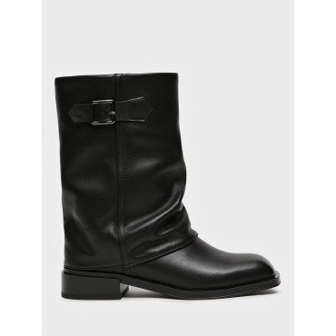 Полусапоги демисезонные женские Кожа натуральная арт: NN062_01KB-BL "NN062_01KB-BL" 4