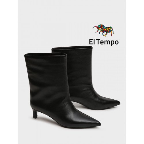 Полусапоги демисезонные женские Кожа натуральная на невысоком каблуке арт:RH027_02KB-BL "RH027_02KB-BL" 2