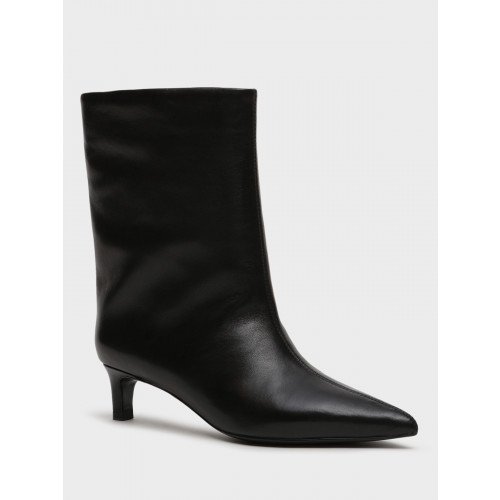 Полусапоги демисезонные женские Кожа натуральная на невысоком каблуке арт:RH027_02KB-BL "RH027_02KB-BL" 3