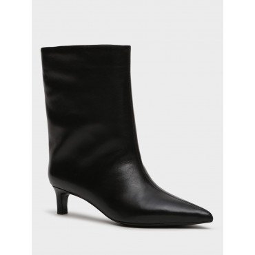 Полусапоги демисезонные женские Кожа натуральная на невысоком каблуке арт:RH027_02KB-BL "RH027_02KB-BL" 3