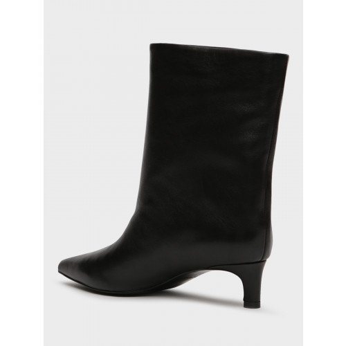 Полусапоги демисезонные женские Кожа натуральная на невысоком каблуке арт:RH027_02KB-BL "RH027_02KB-BL" 4