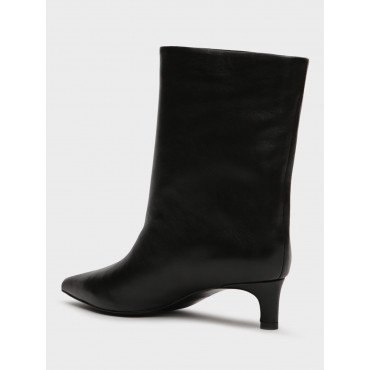 Полусапоги демисезонные женские Кожа натуральная на невысоком каблуке арт:RH027_02KB-BL "RH027_02KB-BL" 4