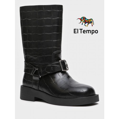 Полусапоги демисезонные женские Кожа натуральная арт: XT032_01SB-BL "XT032_01SB-BL" 1