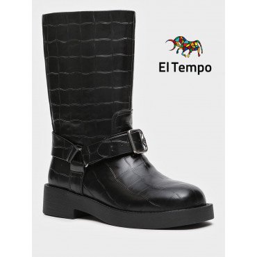 Полусапоги демисезонные женские Кожа натуральная арт: XT032_01SB-BL XT032_01SB-BL