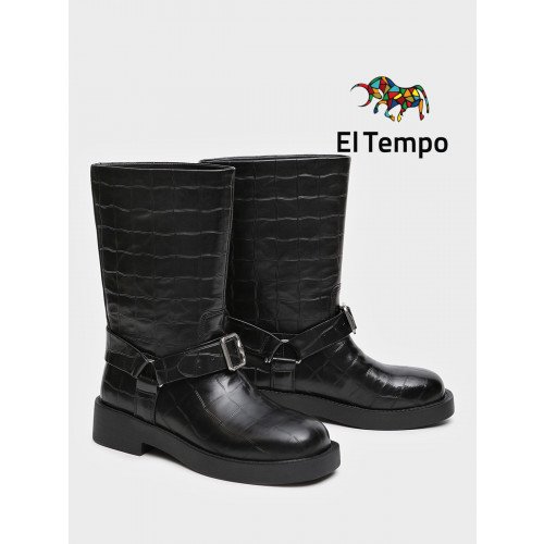 Полусапоги демисезонные женские Кожа натуральная арт: XT032_01SB-BL "XT032_01SB-BL" 2