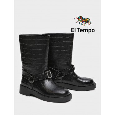 Полусапоги демисезонные женские Кожа натуральная арт: XT032_01SB-BL XT032_01SB-BL 2