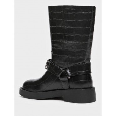 Полусапоги демисезонные женские Кожа натуральная арт: XT032_01SB-BL "XT032_01SB-BL" 4