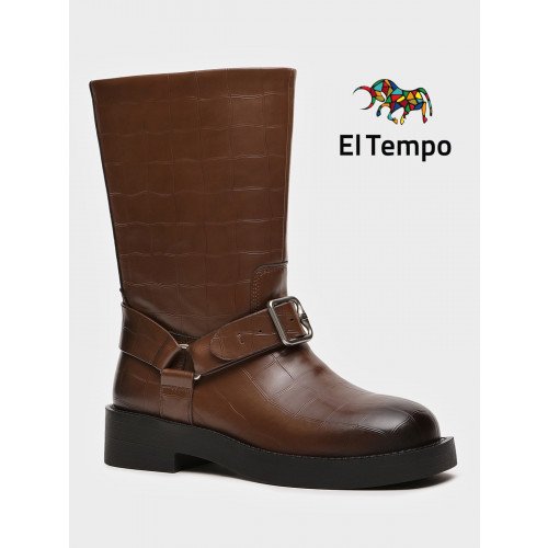 Полусапоги демисезонные женские Кожа натуральная арт: XT032_01SB-BR "XT032_01SB-BR" 1