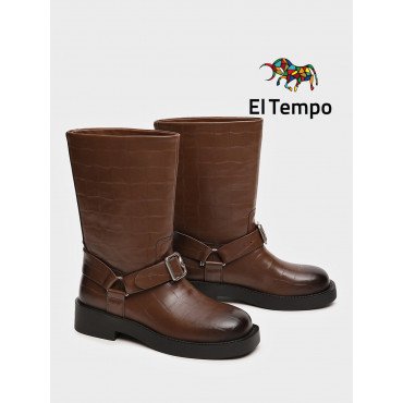 Полусапоги демисезонные женские Кожа натуральная арт: XT032_01SB-BR XT032_01SB-BR 2