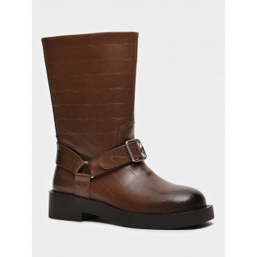 Полусапоги демисезонные женские Кожа натуральная арт: XT032_01SB-BR "XT032_01SB-BR" 3