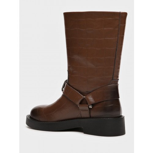 Полусапоги демисезонные женские Кожа натуральная арт: XT032_01SB-BR "XT032_01SB-BR" 4