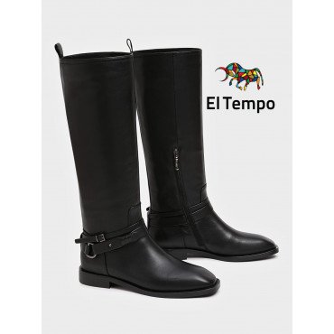 Сапоги женские демисезонные Кожа натуральная на низком каблуке арт.:LX083_02KB-BL LX083_02KB-BL 2