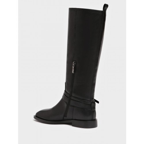 Сапоги женские демисезонные Кожа натуральная на низком каблуке арт.:LX083_02KB-BL "LX083_02KB-BL" 4