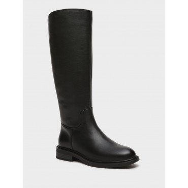 Сапоги женские демисезонные Кожа натуральная на низком каблуке арт.:ZE027_02KB-BL "ZE027_02KB-BL" 3