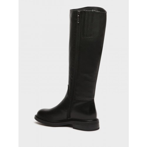 Сапоги женские демисезонные Кожа натуральная на низком каблуке арт.:ZE027_02KB-BL "ZE027_02KB-BL" 4