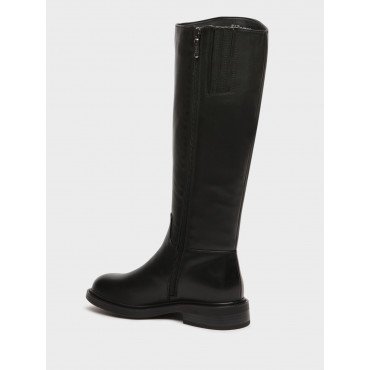 Сапоги женские демисезонные Кожа натуральная на низком каблуке арт.:ZE027_02KB-BL "ZE027_02KB-BL" 4