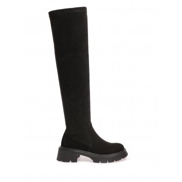 Ботфорты женские демисезонные Спилок натуральный на невысоком каблуке арт: XX005_03CB-BL-V XX005_03CB-BL-V 2