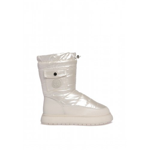 Дутики женские зимние непромокаемые из текстиля и натуральной кожи Арт:FJ001_01TH-WT-L "FJ001_01TH-WT-L" 1