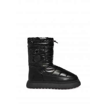 Дутики женские зимние непромокаемые из текстиля и натуральной кожи Арт: FJ001_01TH-BL-L "FJ001_01TH-BL-L" 1