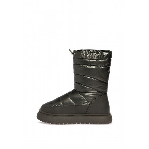 Дутики женские зимние непромокаемые из текстиля и натуральной кожи Арт:FJ001_01TH-GN-L "FJ001_01TH-GN-L" 4