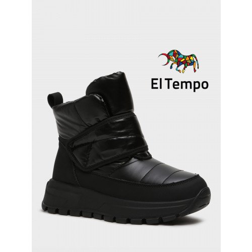 Дутики женские зимние непромокаемые Кожа натуральная/ текстиль Арт: PM553_01SH-BL "PM553_01SH-BL" 1