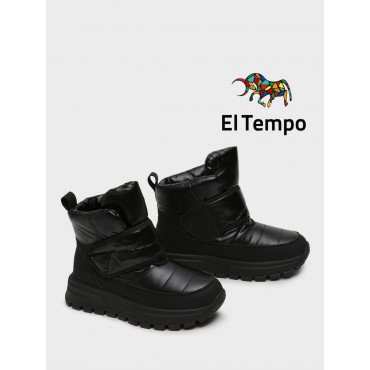 Дутики женские зимние непромокаемые  Кожа натуральная/ текстиль  Арт: PM553_01SH-BL PM553_01SH-BL 2