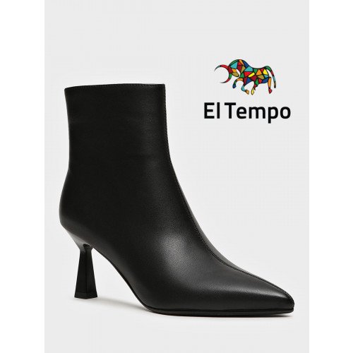 Ботильоны женские Кожа натуральная на шпильке Арт:JL042_01KB-BL "JL042_01KB-BL" 1