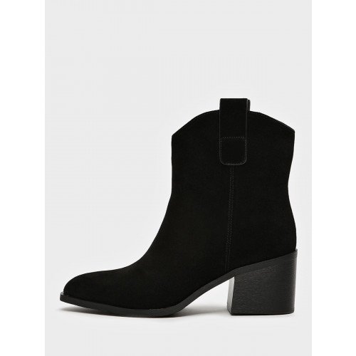 Ботильоны женские демисезонные Спилок натуральный на невысоком каблуке  Арт:NN057_01CB-BL "NN057_01CB-BL" 3